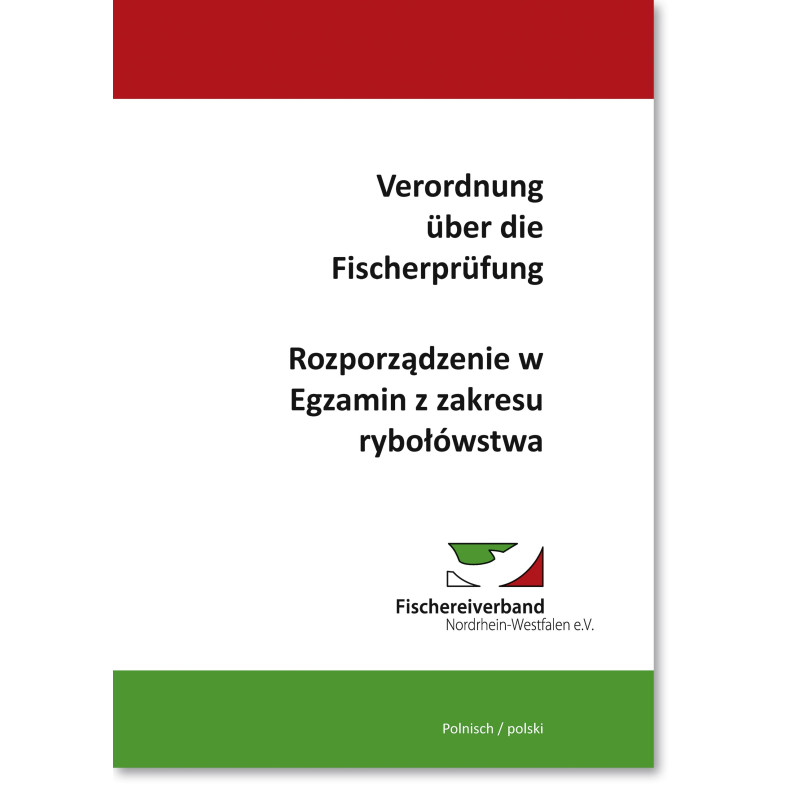 Verordnung  über die  Fischerprüfung, polnisch